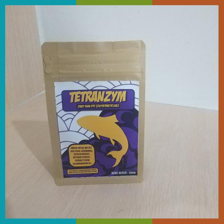 Obat Ikan Otc Merk Tetranzym Oxytetracycline Oksitetrasiklin