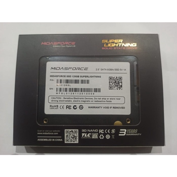 SSD MIDASFORCE SATA III Super Lightning 120 128 240 256 512 GB 1 TB