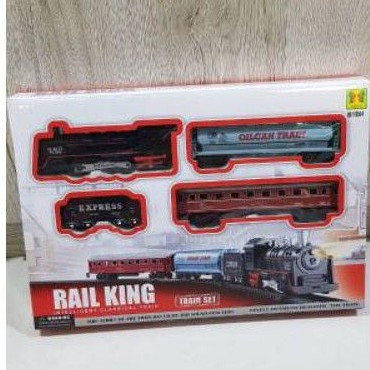 Mainan Railking classical train / kereta api / Rail king train set