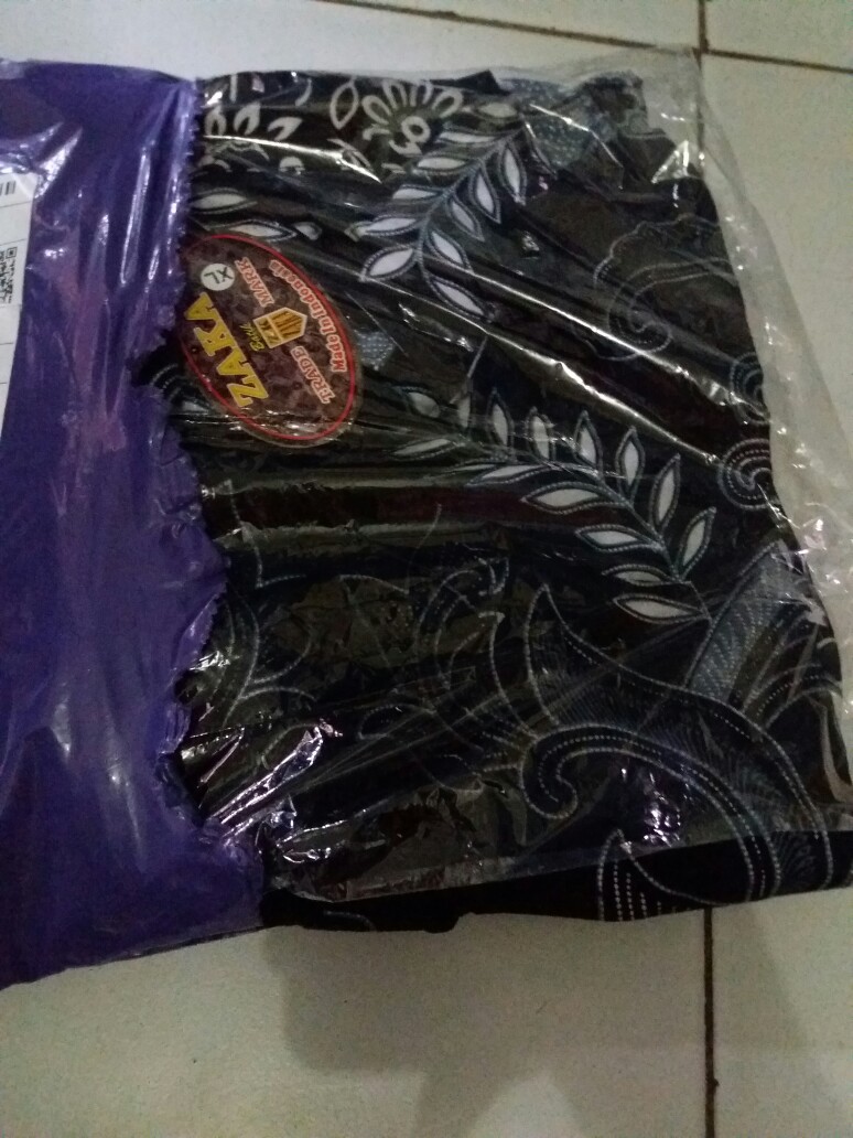 Baju Hem Pria Batik Pekalongan Katun Print Bagus Berkualitas Murah Meriah Hrb026 Yelbor Katun Halus