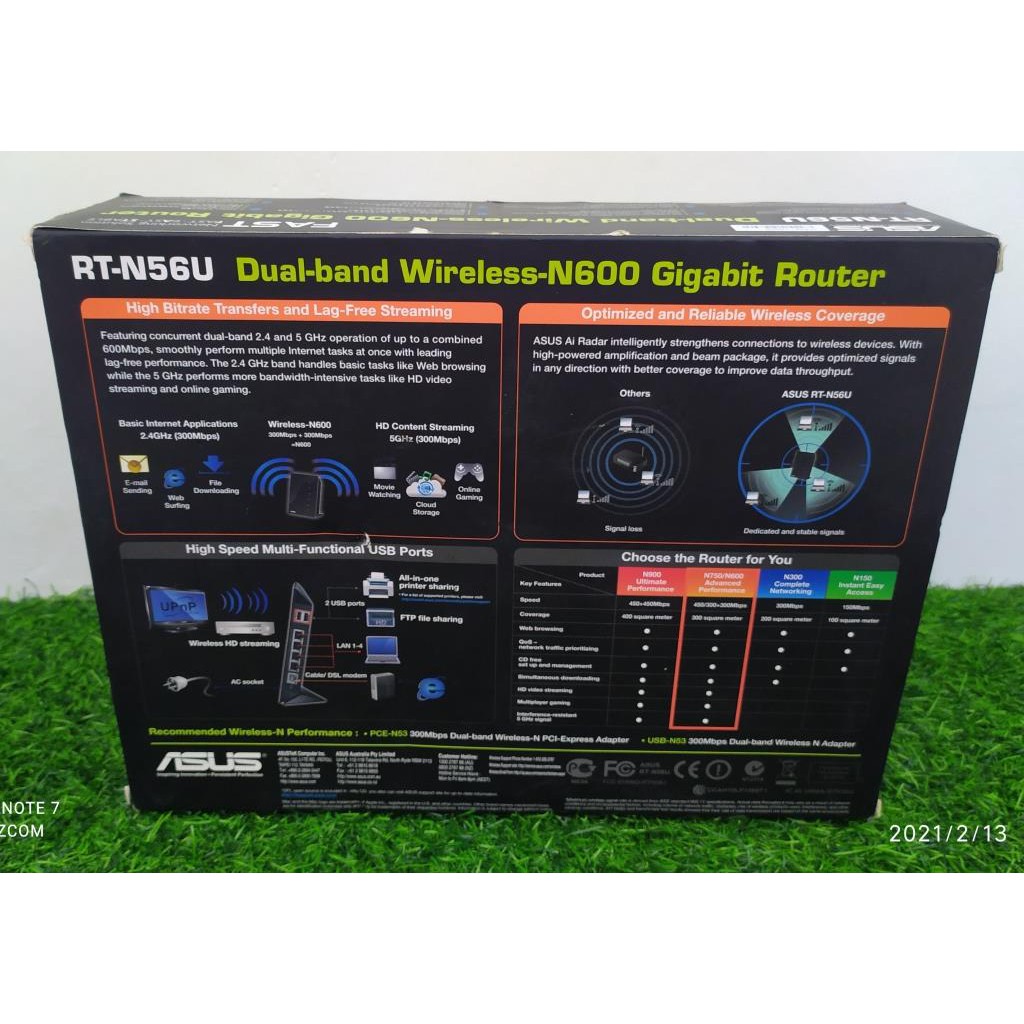 Asus Rt N56u Dual Band Wireless N600 Gigabit Router Shopee Indonesia