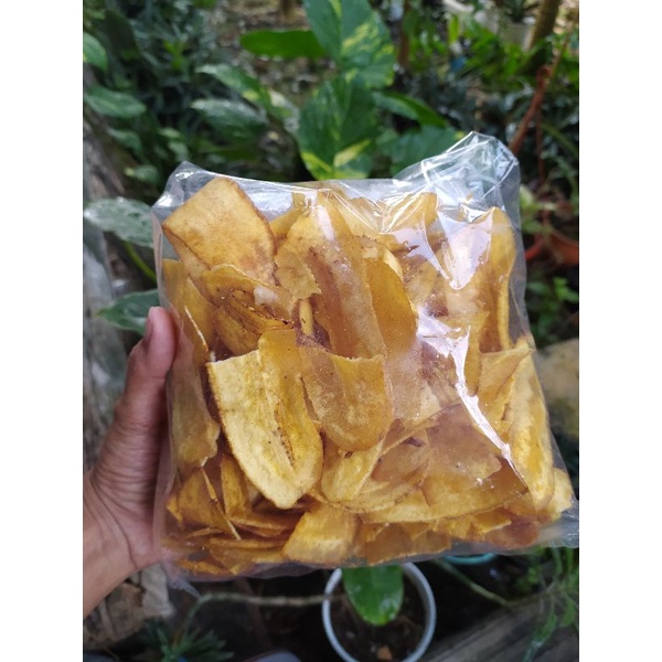 

Keripik pisang rasa gurih asli. wonogiri