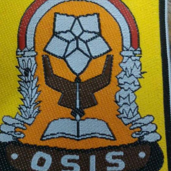 DISCOUNT  7.7 Bed badge OSIS SMP woven 1kodi [KODE 438]