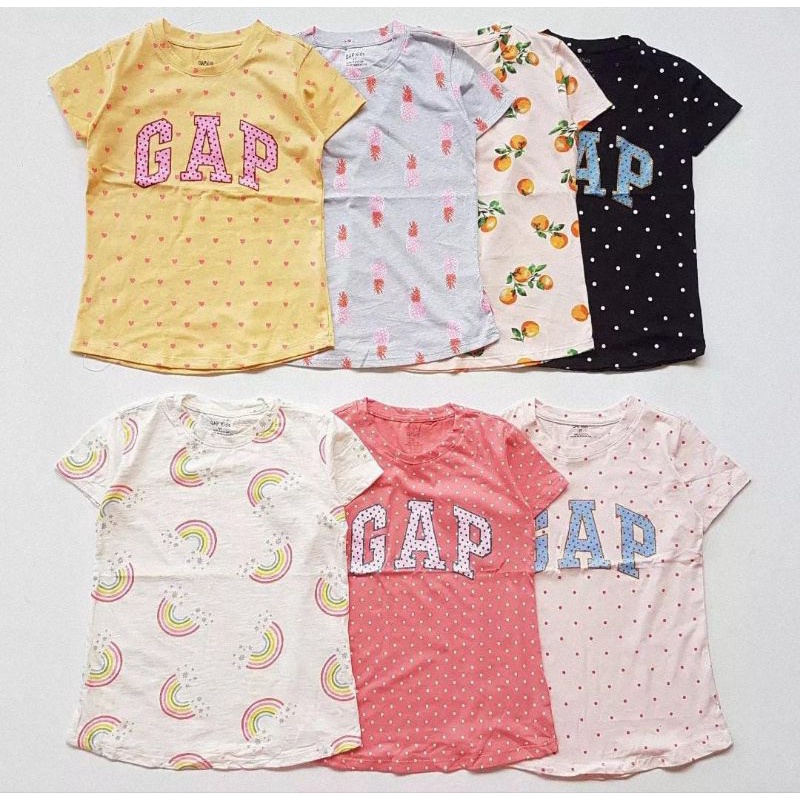 Kaos Anak Perempuan Gap kids Logo Gap Junior CMT