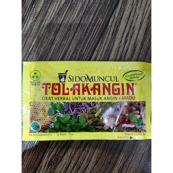 TOLAK ANGIN obat herbal masuk angin + madu 15 ml isi 1 isi 6