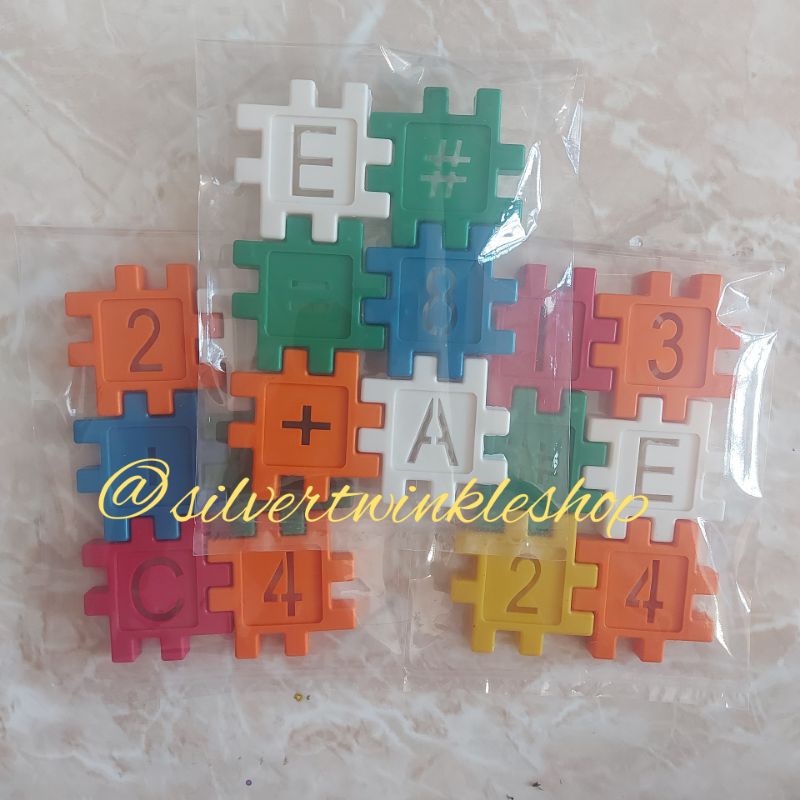 mainan anak funny blocks puzzle block rumah rumahan bongkar pasang / mainan edukatif puzzle kotak / 
