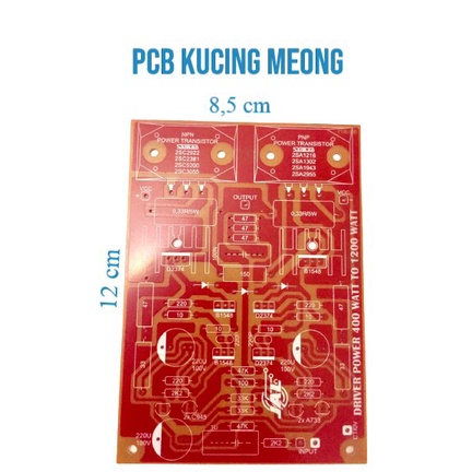 PCB DRIVER POWER 400 WATT TO 1200WATT (KUCING MEONG)