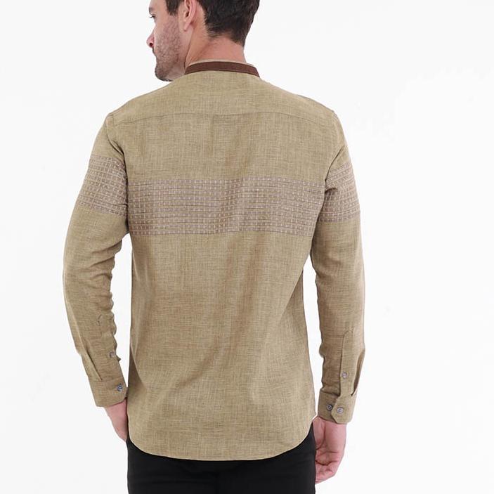 Recomend KOKO LIHAF GREEN Kemeja Casual Formal Pria Lengan Panjang LS - Baju Atasan Man Muslim Shirt