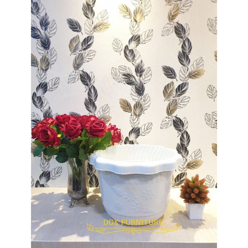 Pot Bunga Plastik Pot Bunga Bulat Pot Bunga Murah Pot Bunga Motif Pot Bunga Besar Pot Bunga 38 cm