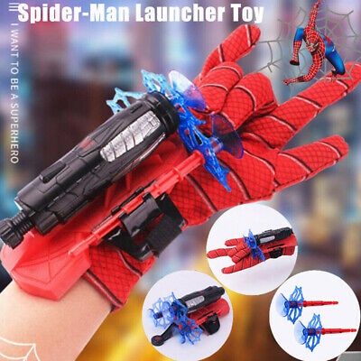 Mainan Senjata spider jaring spiderman shooter peluru karet sarung tangan anak mainan kado hadiah anak