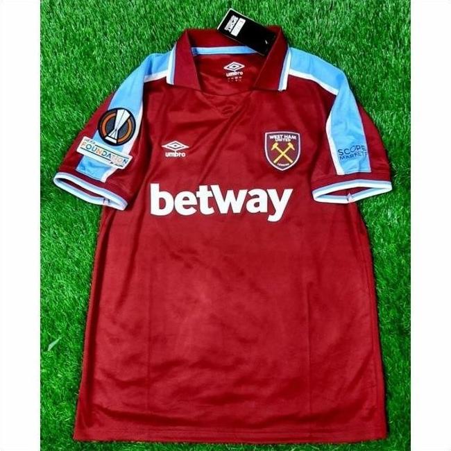 QB322 JERSEY BOLA WESTHAM UNITED HOME 2021 2022 FULLUEL GRADE ORI TOP SGFD5436VE