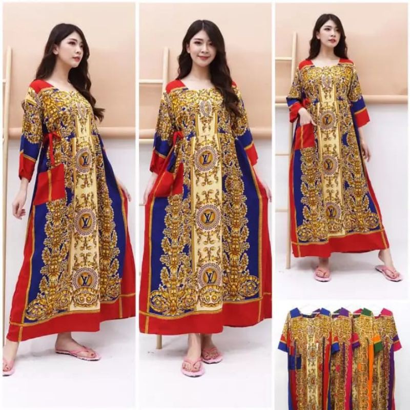 DASTER BATIK BRAND MOTIF /DASTER WANITA FASHION