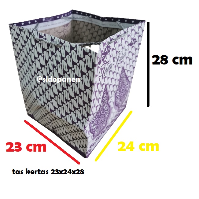 

TAS KERTAS UNTUK ACARA HAJATAN UKURAN 23x24x28 ISI 12 PRODUK LOKAL (PAK)