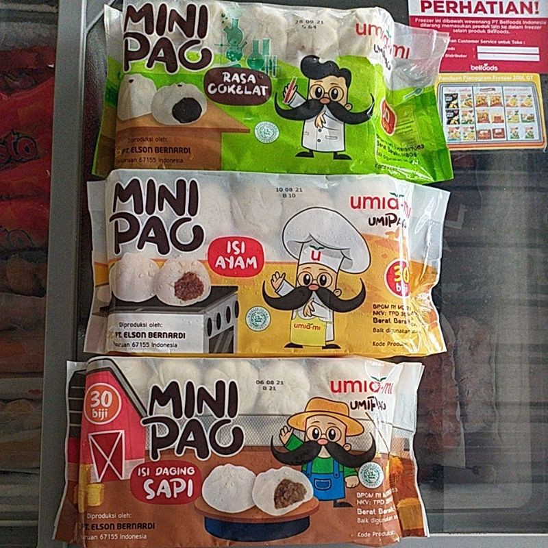 

Kipao Minipao Umia-mi isi 30pcs ayam coklat sapi