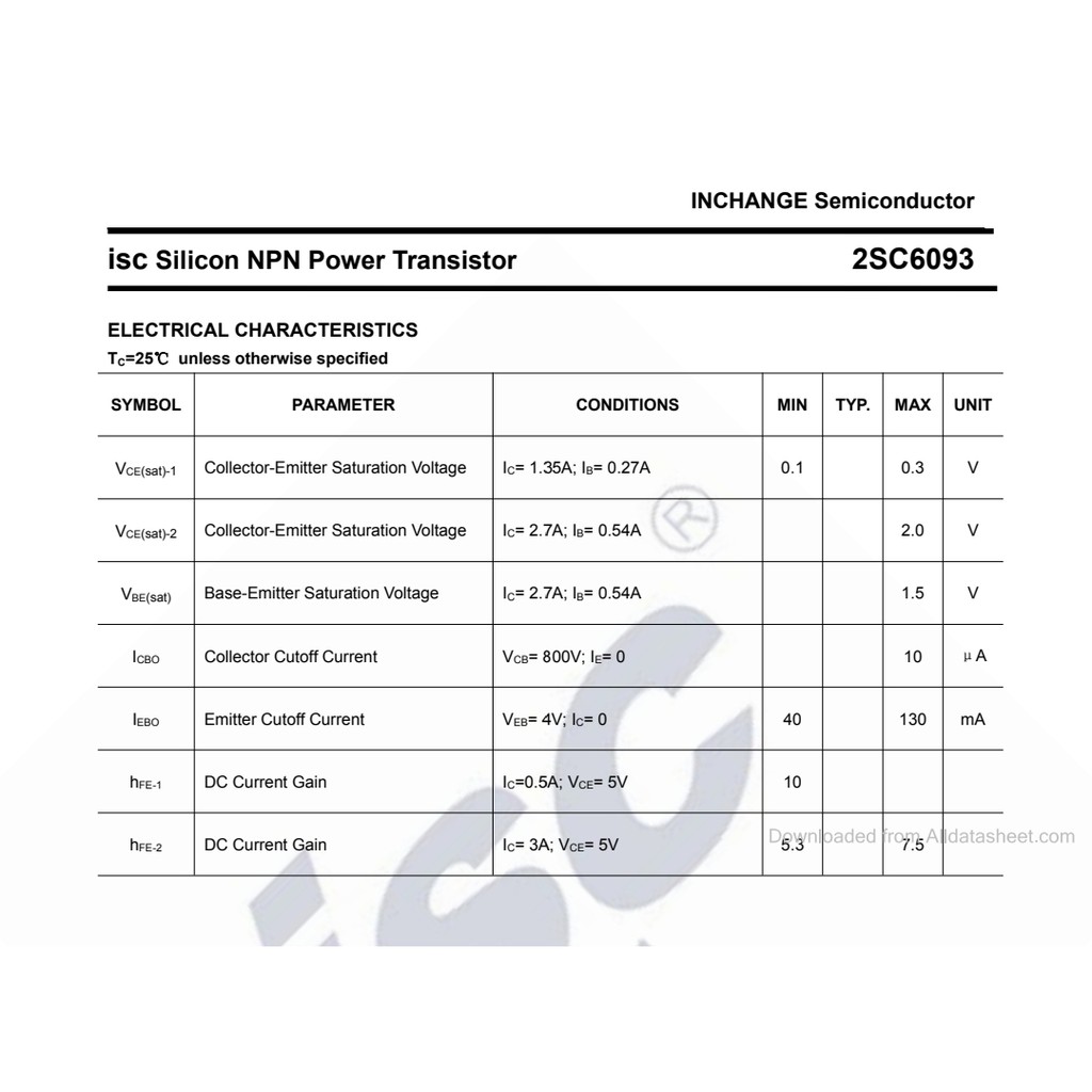 Transistor C 6093 C6093