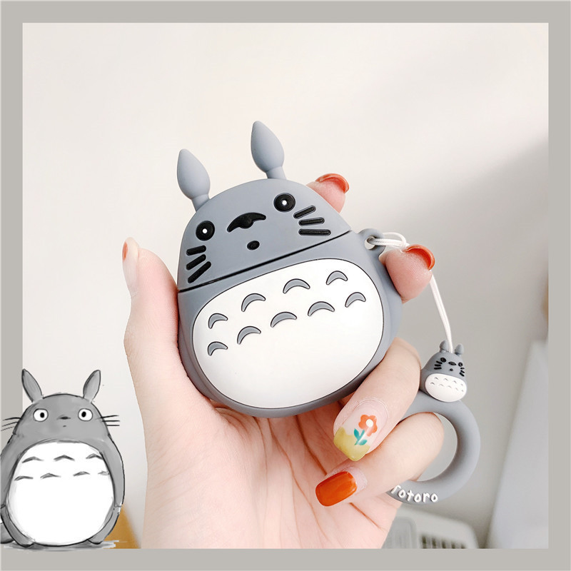 INPODS Soft Case Silikon Desain Kartun Totoro Untuk Apple Airpods 2 1 12 I7 I9 I10 I11 I12