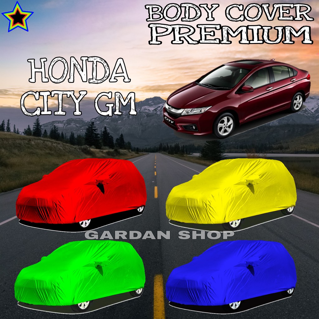 Sarung Mobil HONDA CITY GM Polos WARNA Body Cover Honda PREMIUM