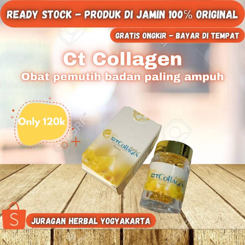 CT COLLAGEN asli 100% obat pemutih badan  thailand original
