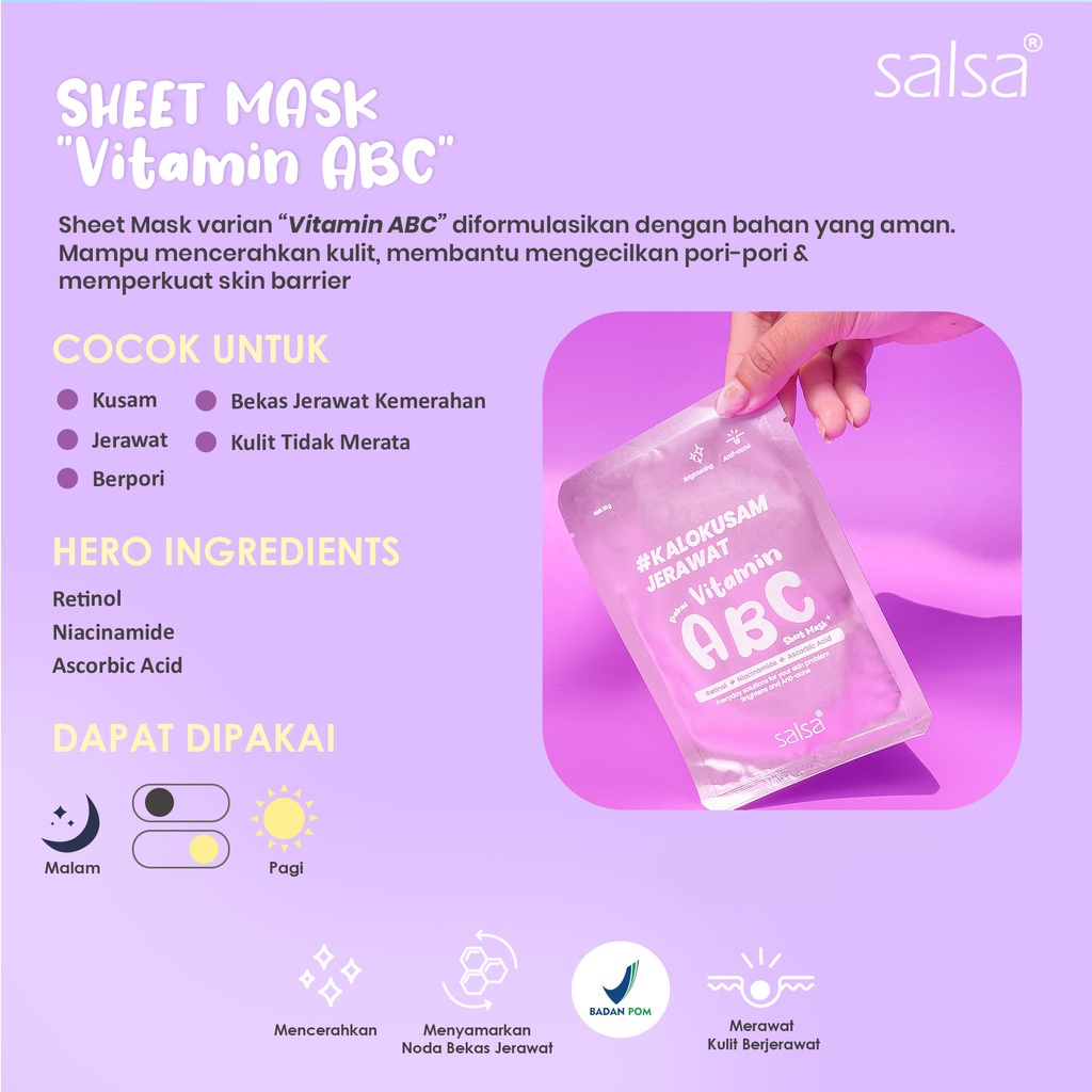 SALSA SHEET MASK 20 GR