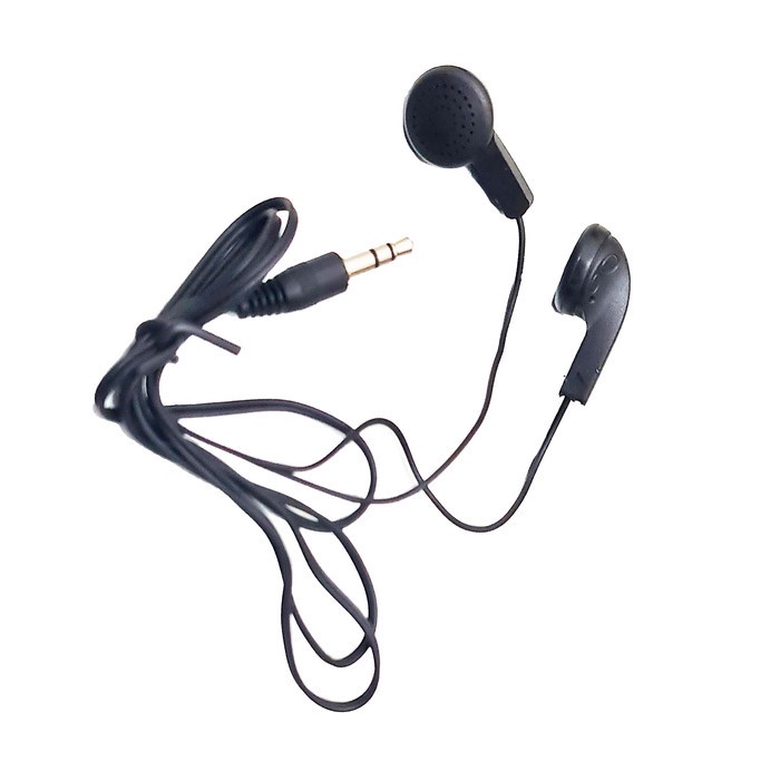 Earpiece Universal 3.5mm Non Mic HP HT Headset Earphone Musik Android