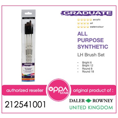 

Kuas Lukis Set High Quality Daler Rowney Graduate Brush LH 212541001
