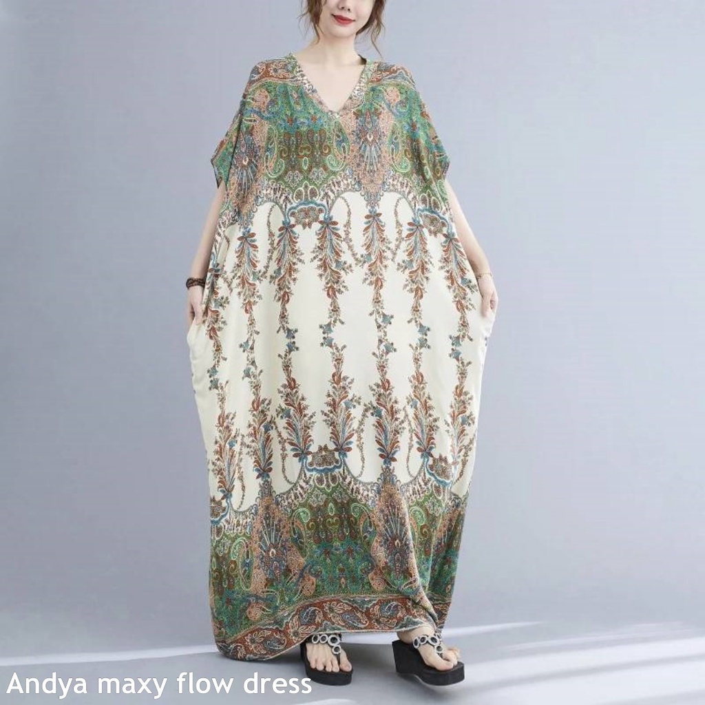 Andya maxy flow dress - Thejanclothes