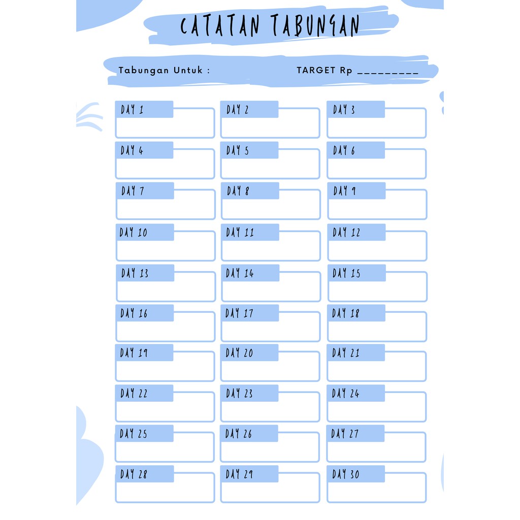 Money Planner - Catatan Tabungan
