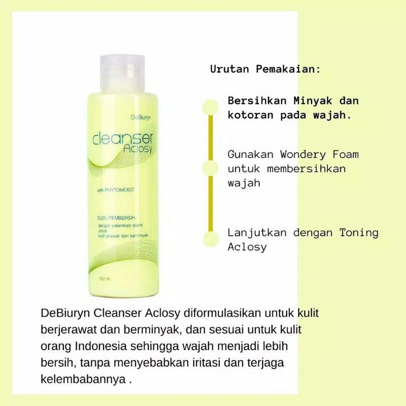 CLEANSER DEBIURYN ACLOSY WITH PHYTOMOIST