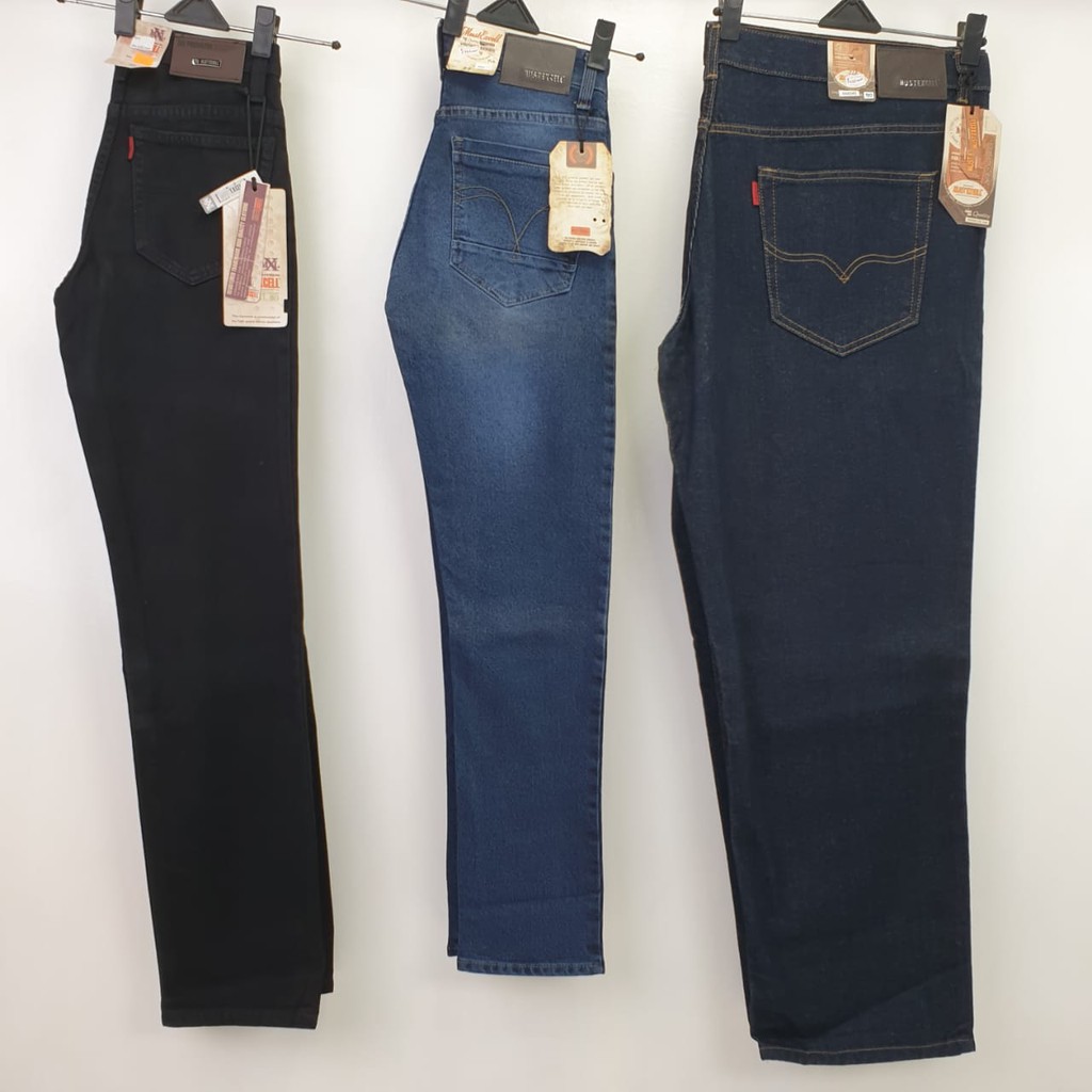 Celana Jeans Pria Panjang MUST EXCELL Kecil Jumbo Big Size