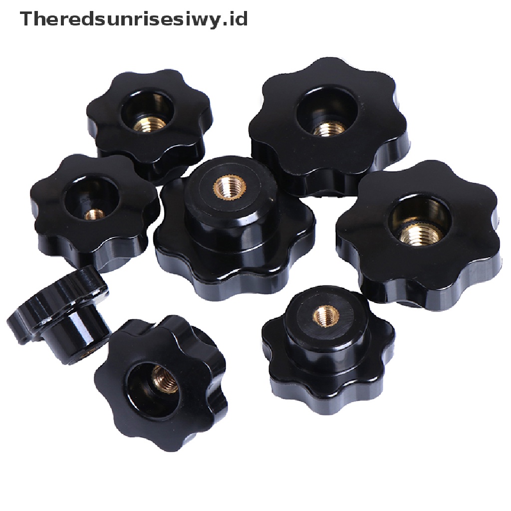 (Theredsunrisesiwy.Id) M5 / M6 / M8 / M10 / M12 Knob Clamping Bentuk Bintang