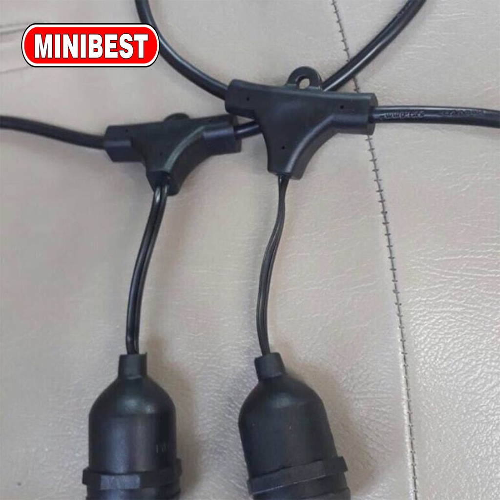 [MB] KABEL FITTING Gantung 5M 10M - 100METER Lampu Cafe Dekorasi / KABEL LAMPU KAFE OUTDOOR (MB555)