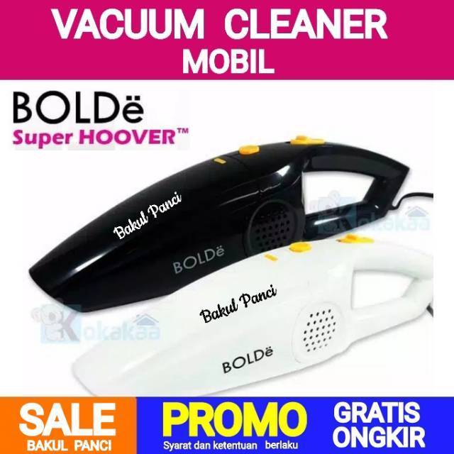 BOLDe OTO HOOVER - Vacuum Cleaner Mobil - Alat Sedot Debu 12 V DC Vakum Cleanner Vakuum