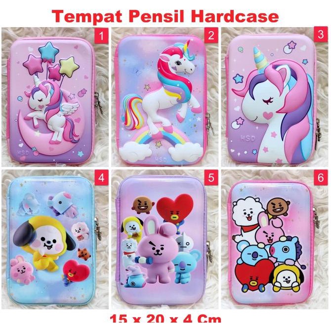 

Office & Stationery | Alat Tulis | Tempat Pensil Anak Hardcase Boxes Kotak Pencil Case Hsd Unicorn Bt 21 | Best Seller