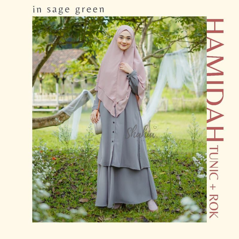 Hamidah Tunik & Rok by Shahia (Tanpa Jilbab)