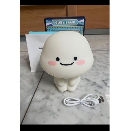Lampu Tidur Quby Si Pentol Soft Head Touch Dimmer Original