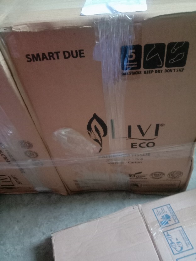 Go Send Only!!! Tissue Tisu Livi Roll Smart Due Toilet Gulung Naked 205s