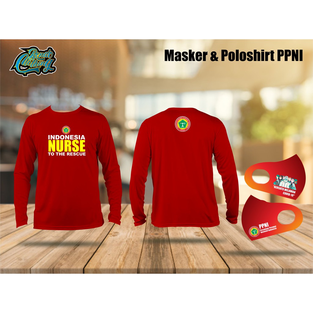 KAOS PPNI - LENGAN PANJANG INDONESIA NURSE