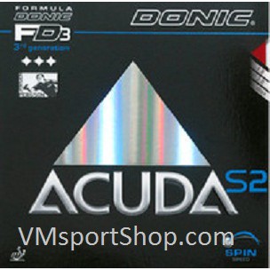 Donic Acuda S2 - Karet Rubber Bet Bat Pingpong Tenis Meja