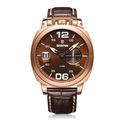 JAM TANGAN PRIA EXPEDITION 6723 E6723 LEATHER ORIGINAL GARANSI 1 TAHUN