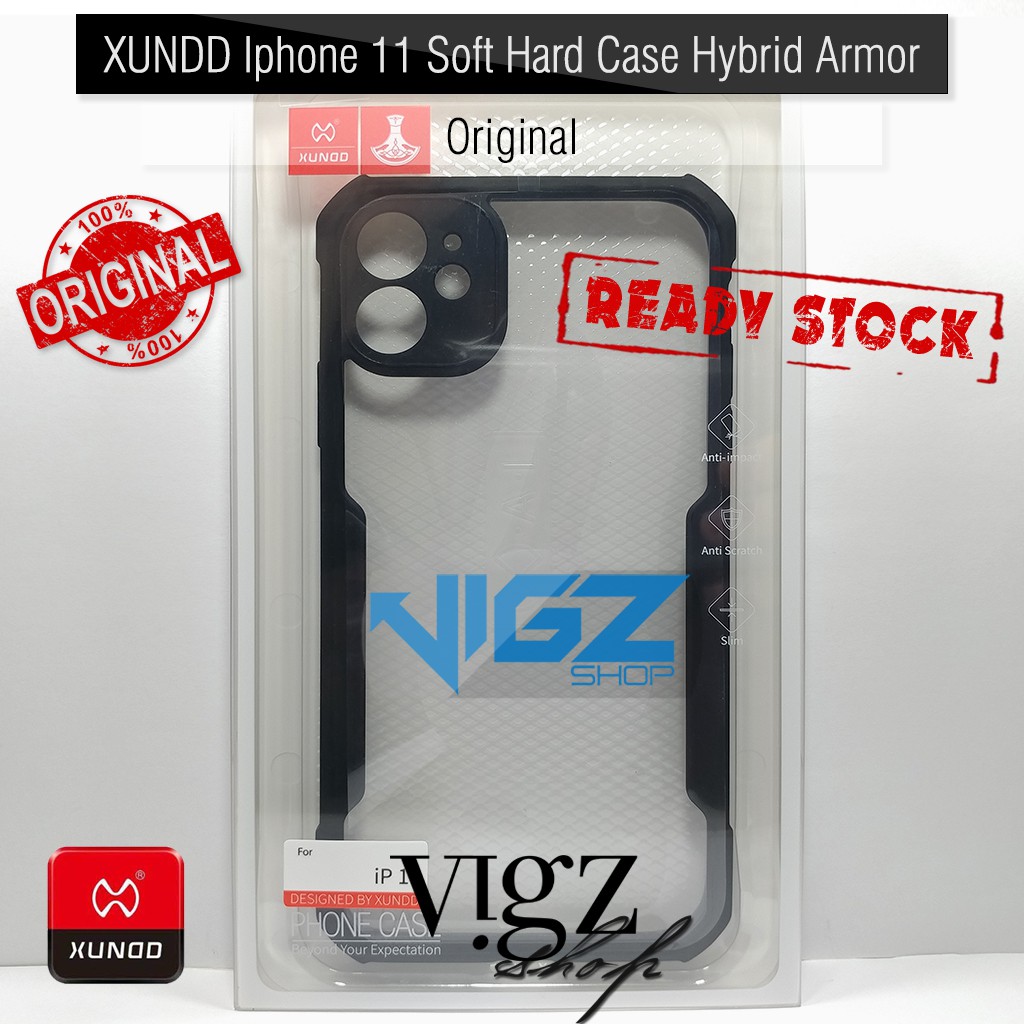 XUNDD Iphone 11 Soft Hard Case Hybrid Armor Original