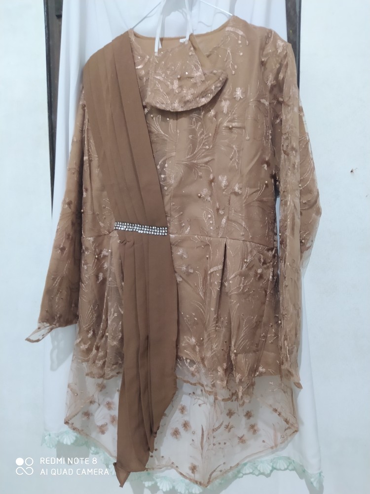 Couple Batik Azalea Hitam - Couple Kekinian - Couple Batik Populer - Couple Cantik