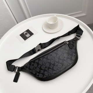 198-NBCH78777/no box Waistbag | Coach Black Signature 78777 Original Fullset