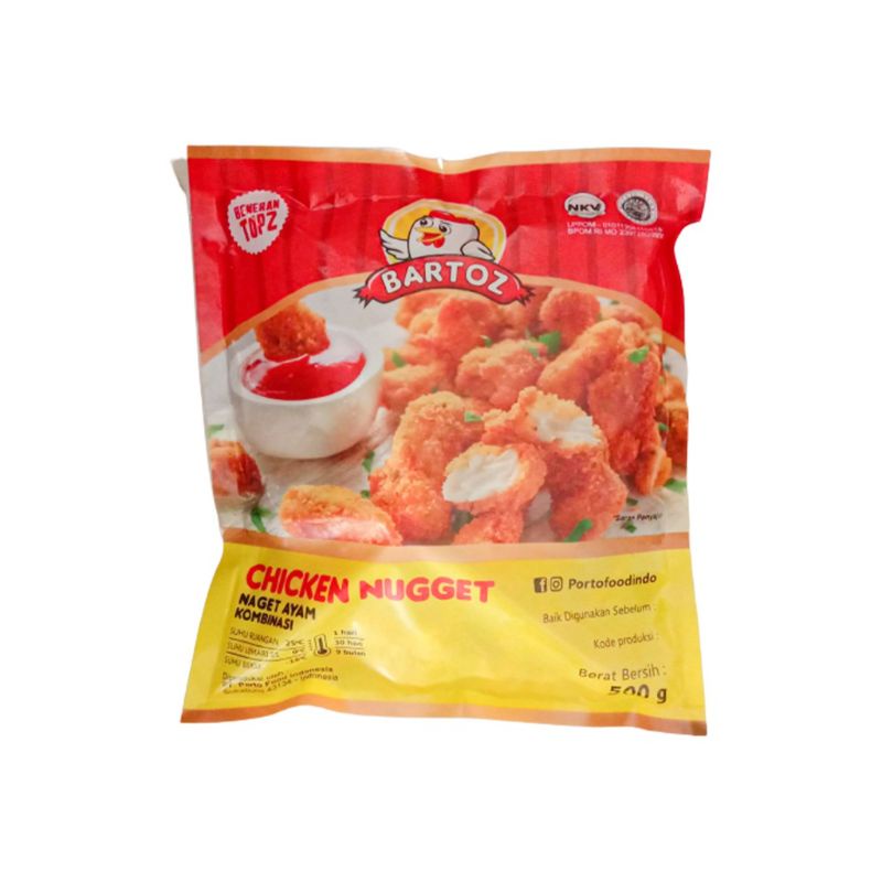 

Bartoz Chicken Nugget 500gr / Naget Ayam