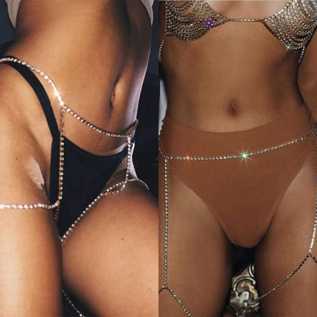 Sexy Body Thigh Chain Jewelry Lingerie 8319