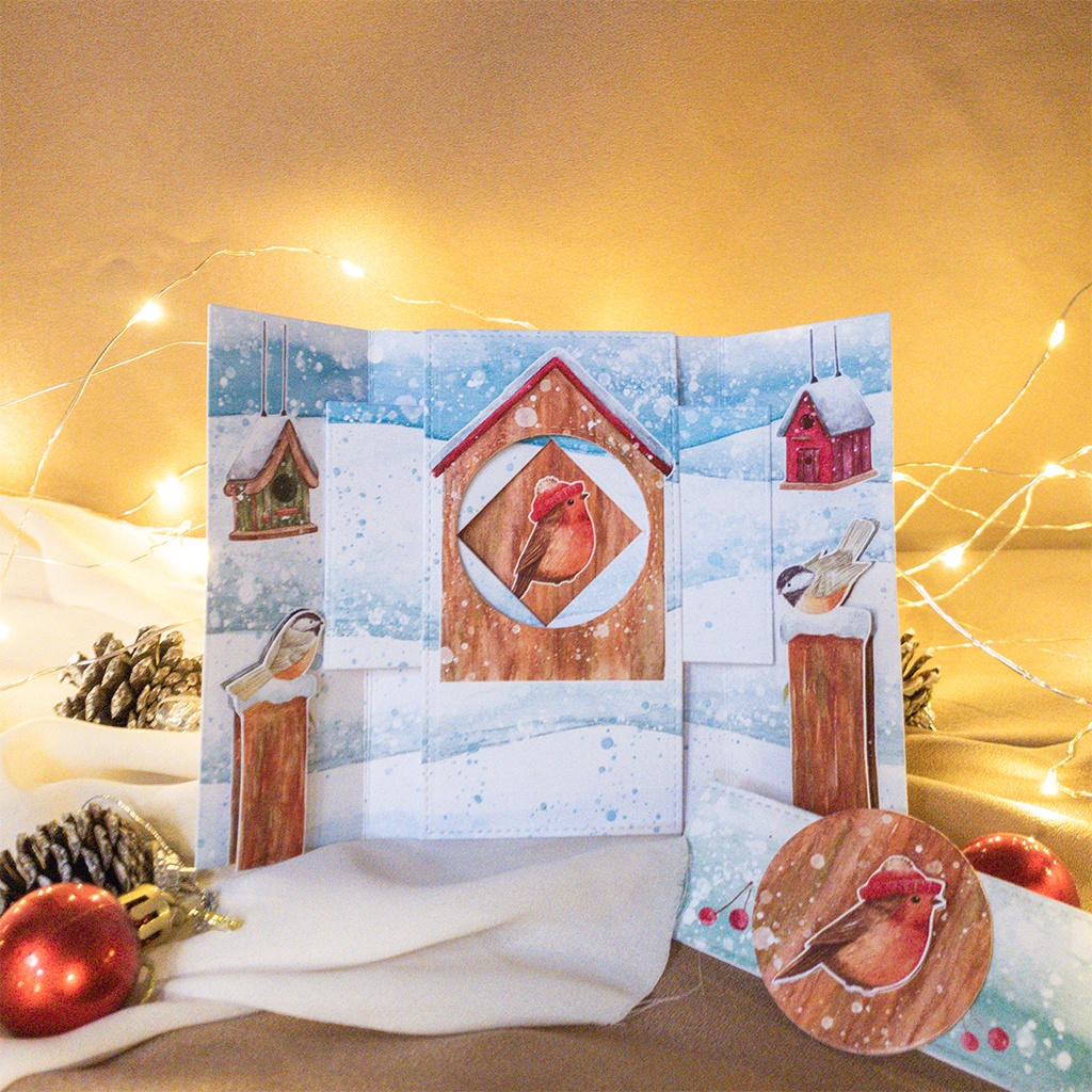 

Christmas Shutter Card / Pop Up Card / Kartu Natal / Kartu Natal Unik