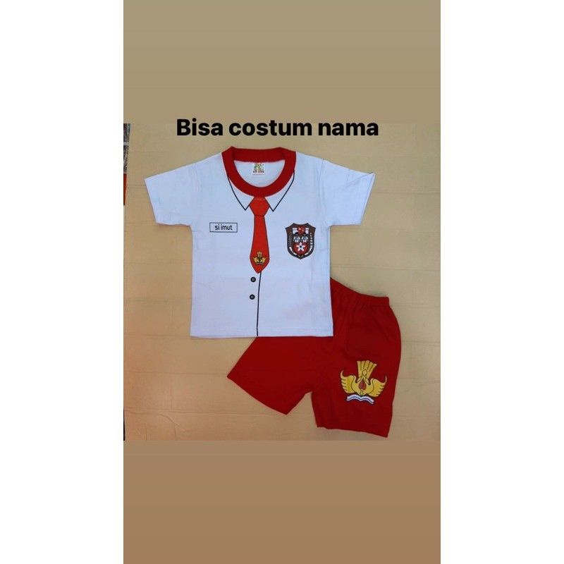 Kostum Seragam Sekolah untuk Bayi ala Cipung
