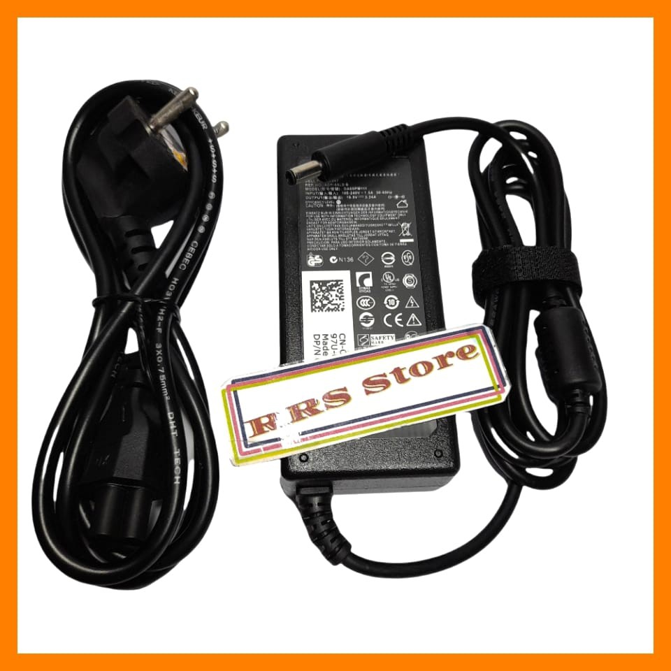 Adaptor Charger Dell Inspiron 19.5V 3.34A 4.5 X 3.0mm 65W 11 13 14 XPS 18 1810 1820 17 1750 1764 1720