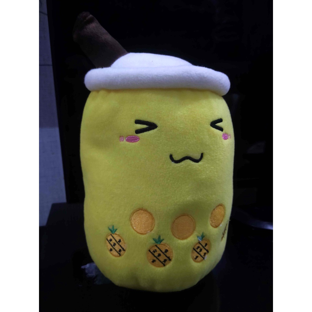 Boneka Boba Cangkir Milk Tea Bahan Yelvo Tinggi 30cm Berlabel SNI
