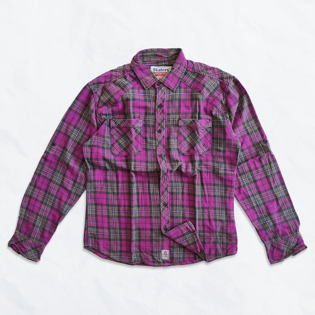 Kemeja Flanel Skaters Original