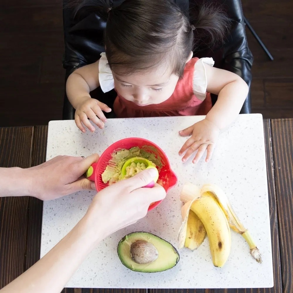 Nuby Mash &amp; Feed Bowl, Mangkok Gerus Dan Saji